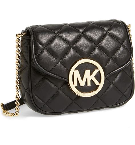 michael kors small fulton quilted crossbody